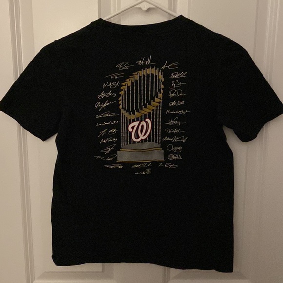 Washington Nationals Youth World Series Champions Shirt - Size Medium / 10-12 - Picture 4 of 5